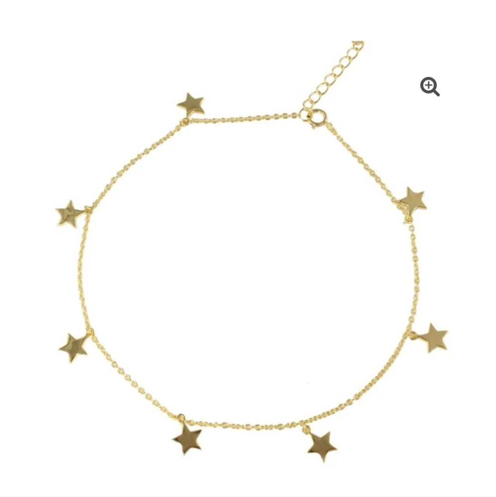 Adam Mark HANGING STARS ANKLET, New